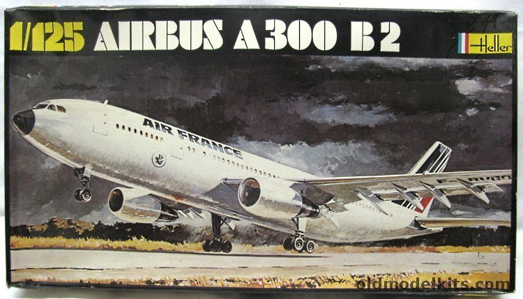 Heller 1/125 Airbus A300 B2 (A-300) - Air France or Lufthansa, 461 plastic model kit